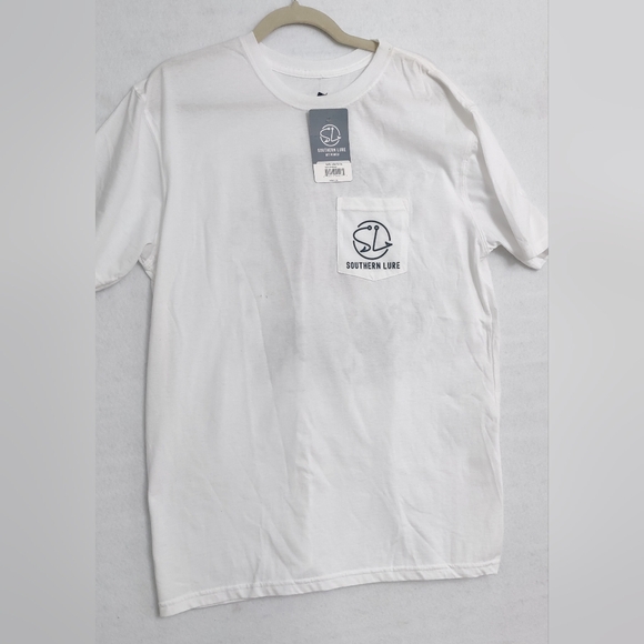 Southern‎ Lure Mens Size Large TShirt Crab Shack Graphic White - Picture 5 of 6